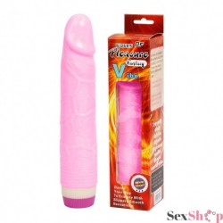 Vibrador Rosa Venoso Silicona!