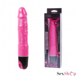 Vibrador Siliconado Rosa